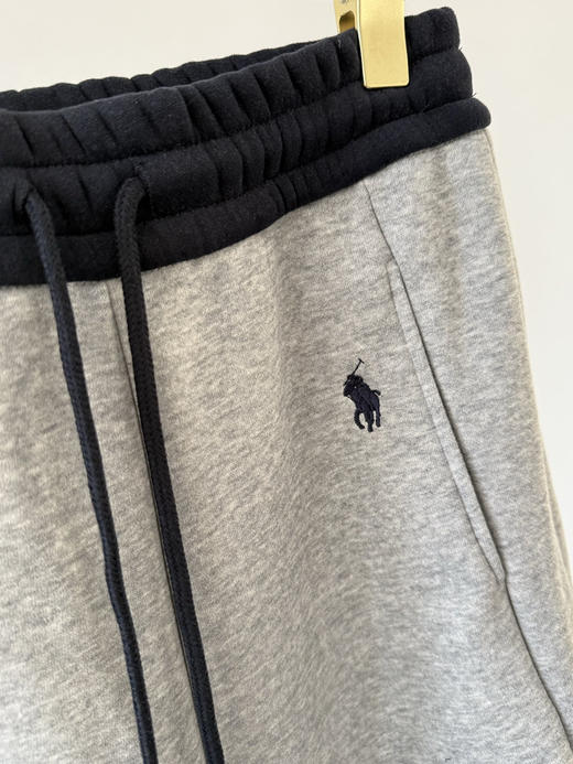 【秒杀价已调 直接拍】热卖的拉夫 拼色腰 加厚绒 弯刀裤 可收口两穿卫裤 商品图14