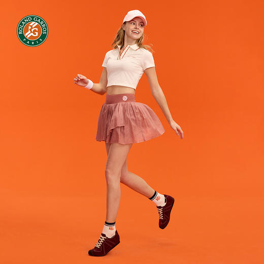 罗兰加洛斯法网网球裙女2025夏季新款网球百褶裙短裙轻盈半身裙 商品图3