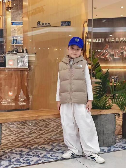 D121023冬新款2025年新品冬季男女儿童款短款羽绒棉马甲 商品图2