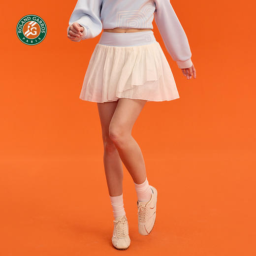 罗兰加洛斯法网网球裙女2025夏季新款网球百褶裙短裙轻盈半身裙 商品图4