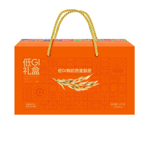 神探伍伍低GI有机麦麸礼盒1.8kg（300g*6盒） 商品图8