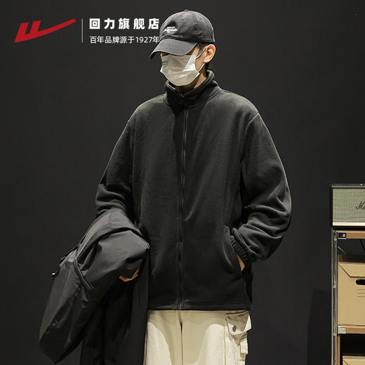回力冲锋夹克男女款户外登山防泼水上衣三合一可拆卸2025秋冬外套 商品图2