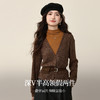 【12/10新品6折】熙世界假两件撞色半高领毛衣女2025年秋冬新款复古别致打底针织衫 商品缩略图1