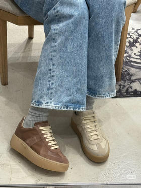 1210-3 巨巨巨好穿 2025年秋冬 MM6 增高厚底 德训鞋 6cm厚底运动鞋 好穿跟脚 不要选大