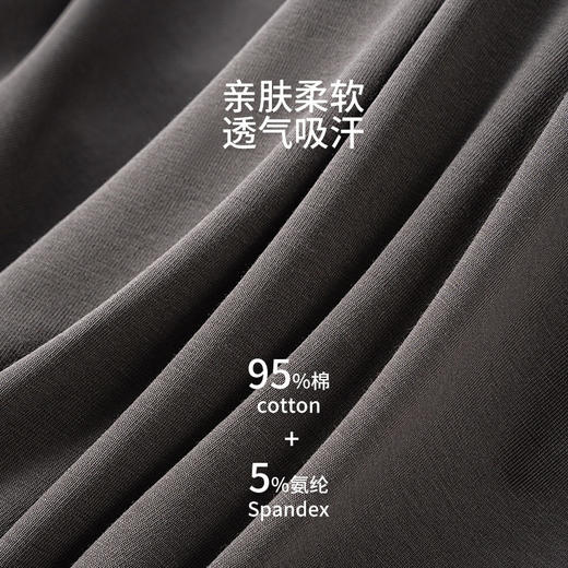 XN-ML897  【1条】10A桑蚕丝抗菌男士内裤 纯棉无痕平角内裤男短裤 商品图3