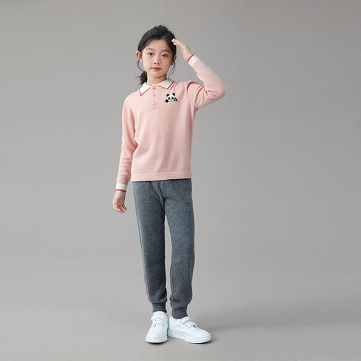 🎁【满赠活动】MOKA莫卡·奇趣萌宠系列-POLO领三粒纽扣套头衫 商品图4