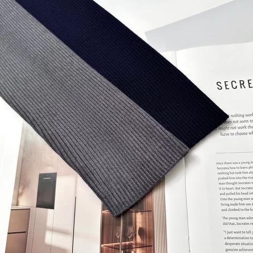 D121031冬季新款立领双拉链针织开衫毛衣显瘦百搭针织外套 商品图2