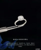 胖东来同款一克拉莫桑钻戒指💍 开口戒 商品缩略图3
