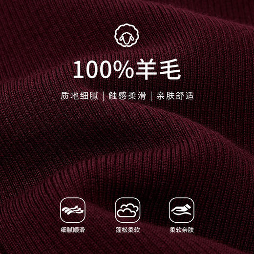 【商场同款】CNK5B83 “ 温柔一字肩毛衫 ” 显白纯羊毛无花果紫色毛衫 商品图2