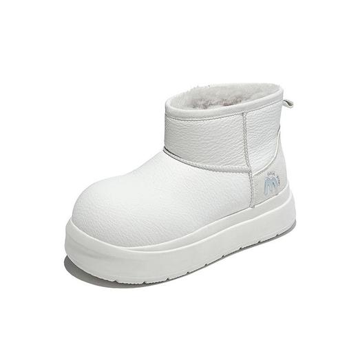 发泡底内增高7cm真皮卡皮巴拉雪地靴女2025冬季新款棉鞋厚底女靴 商品图2