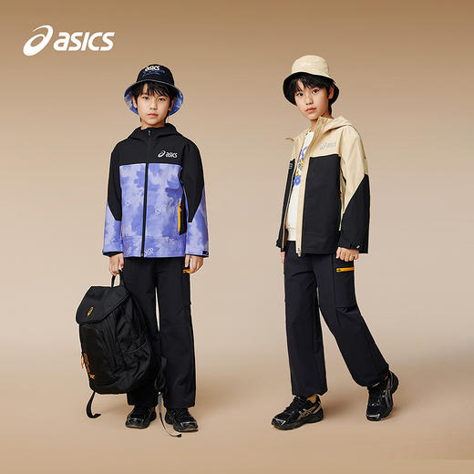 ASICS/亚瑟士儿童2025年新款男童三防梭织便服防风透湿满印外套 商品图4