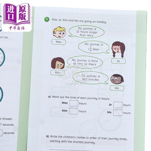 预售 【中商原版】White Rose Math Year 4 英国白玫瑰数学教材练习册 小学四年级学年套装14册 秋4册+春4册+夏6册 加减乘除法运算 商品图3