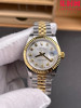 Rolex劳力士GS日志型系列 女款28mm GS日志28系列 间金白盘钻面 2671机 五珠带 女士腕表 商品缩略图2