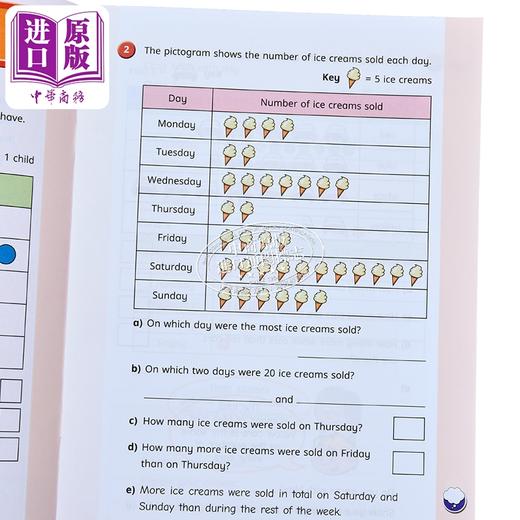 【中商原版】White Rose Math Year 3 英国白玫瑰数学教材练习册 小学三年级学年套装12册 秋3册+春4册+夏5册 加减乘除法运算 商品图2