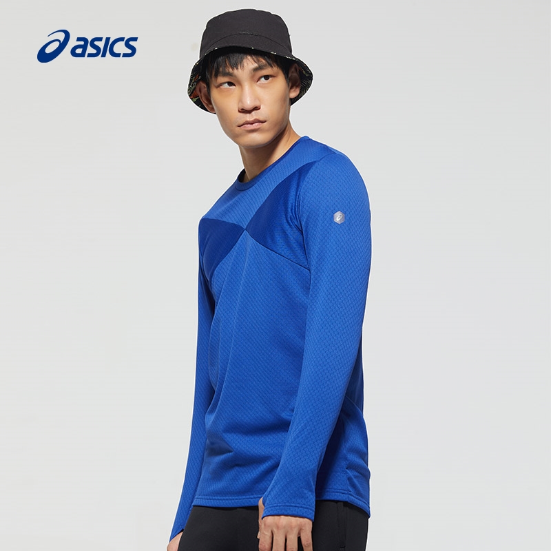 「服装正品断码清仓」ASICS 亚瑟士 男女款 起绒长袖T恤 2031A845 2032A870