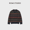 ROMI STUDIO“复古格调”澳洲进口绵羊毛费尔岛套头毛衫 RWCWS07049 商品缩略图0