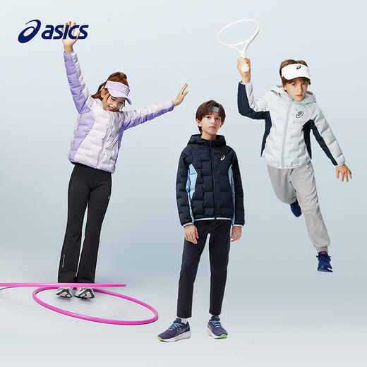 ASICS/亚瑟士童装25年冬季中大童短款百搭羽绒服轻量保暖舒适防水 商品图4