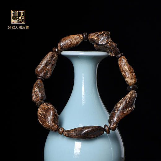天然文莱随形沉香手串 沉水级 15.1克 SP11058 商品图0