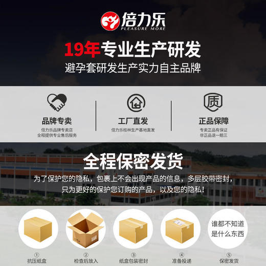 【年末亏本清仓】倍力乐蘑菇入珠套避孕安全套黄色光面 10只+2珠 商品图4