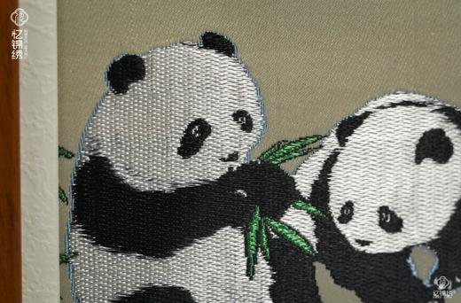 蜀锦小座屏-相伴 商品图3