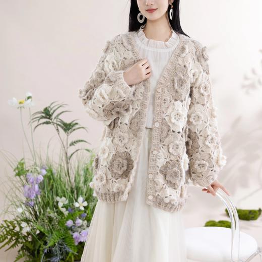 苏苏姐家梦羽拼花外套手工diy编织钩针毛线团自制梦羽衣服材料包 商品图2