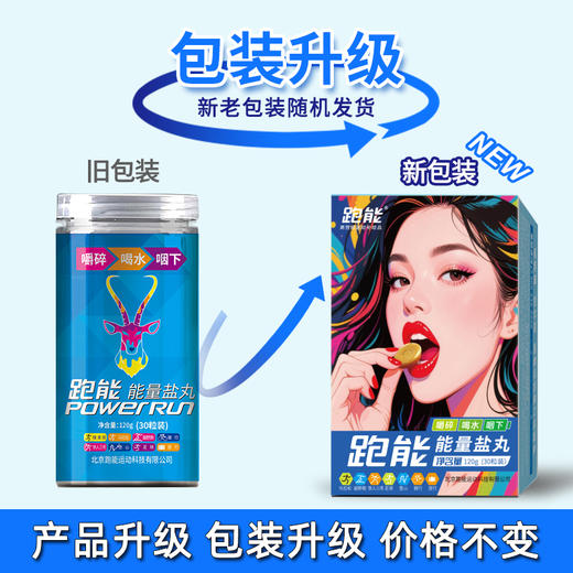 跑能美味款能量盐丸/可含可嚼很好吃/能量+电解质双重补充 商品图0