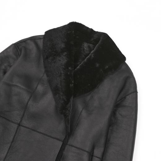 ROMI STUDIO西班牙进口美利奴皮毛一体两穿大翻领皮草 RWCWWG7021 商品图4