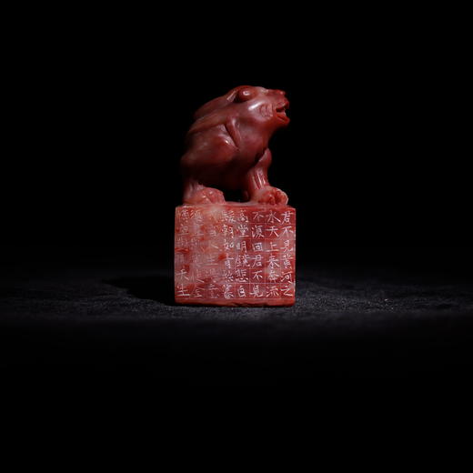 邓圣卿丨人生得意须尽欢 4x4x7.3CM 手工篆刻印章作品 商品图6