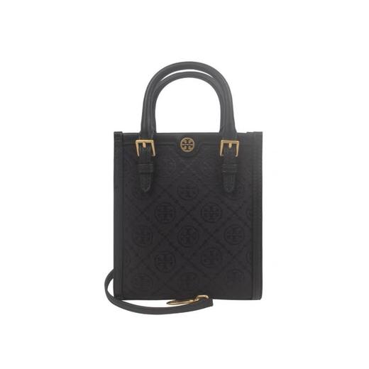 【品牌授权】【礼盒礼袋】Tory Burch/汤丽柏琦女士休闲通勤时尚单肩斜挎手提包  经典老花满印 琴谱包托特包购物袋手提单肩斜挎包87146 商品图5