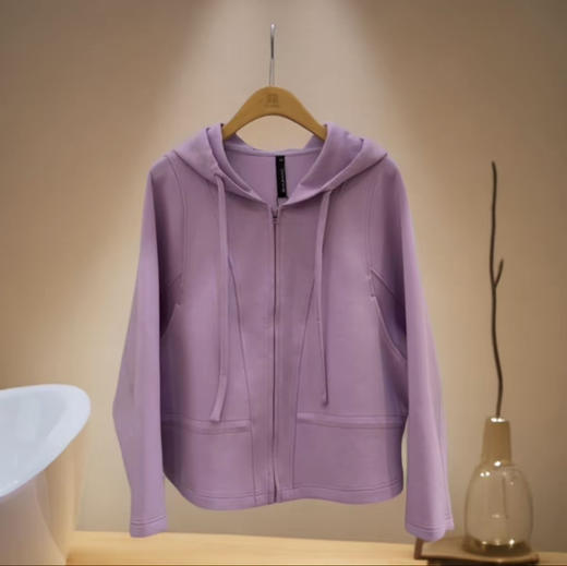 水淼2026春爆款胖妹妹大码连帽时尚外套2664 商品图1