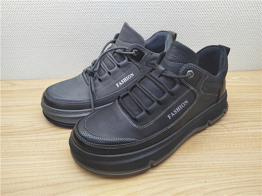 豪行秋冬新款13380025真皮牛皮运动休闲男鞋单鞋皮鞋专 商品图0