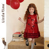 littletime女童连衣裙2025秋冬新款儿童韩版亮片蝴蝶结公主裙 商品缩略图3