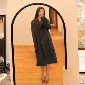 ROMI STUDIO头层蜡感擦色小牛皮羊皮方根尖头高跟鞋 RWDSP31668【跟高5.7cm左右】