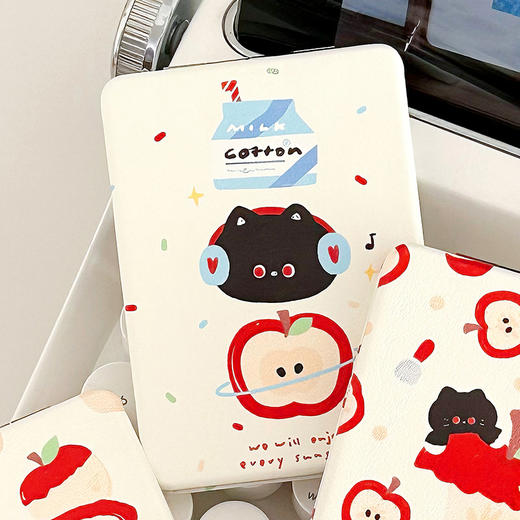 卡通上面折叠苹果小猫便携长镜便携镜-纪念日百货门店同款167843923 商品图1