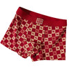 XN-KX315  【1条】男士内裤纯棉马年大红平角裤抑菌亲肤四角裤衩 商品缩略图4