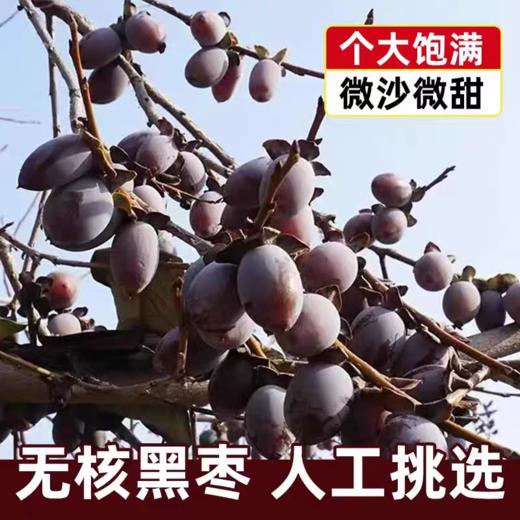 2025新货，无核黑枣 太行山高品质天然维生素果 黑枣不是枣 果肉松软有弹性 基地直邮 商品图4