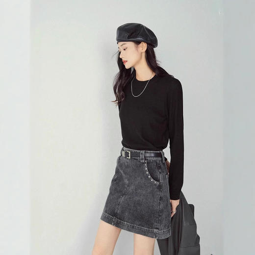 2025羊绒醋酸热能打底神器包裹身形线条流畅显瘦百搭打底衫！ 商品图2