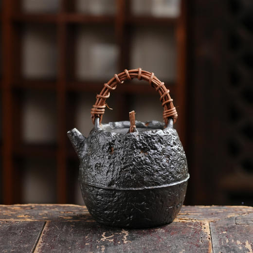 暗香疏影/铁壶/拙然壶/手工无涂层铸铁壶烧水壶老铁壶茶壶 商品图0
