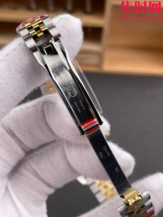 Rolex劳力士GS日志型系列 女款28mm GS日志28系列 间金白盘钻面 2671机 五珠带 女士腕表 商品图6