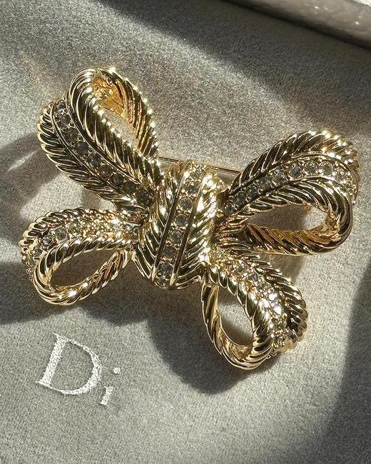 THS-无 D家 Vintage蝴蝶结系列 优雅浪漫胸针 CU1335 商品图5