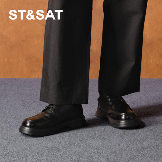 星期六男士英伦绅士风商务正装皮鞋SSD3122036 商品图2