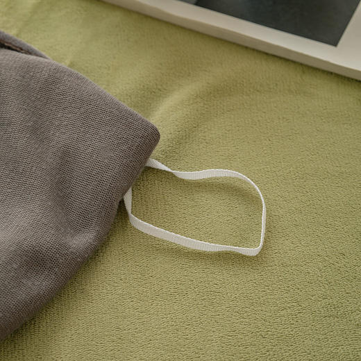 【品牌直发】加倍生活 A类素色双拼牛奶绒四件套 200g牛奶绒面料 12色可选 商品图6