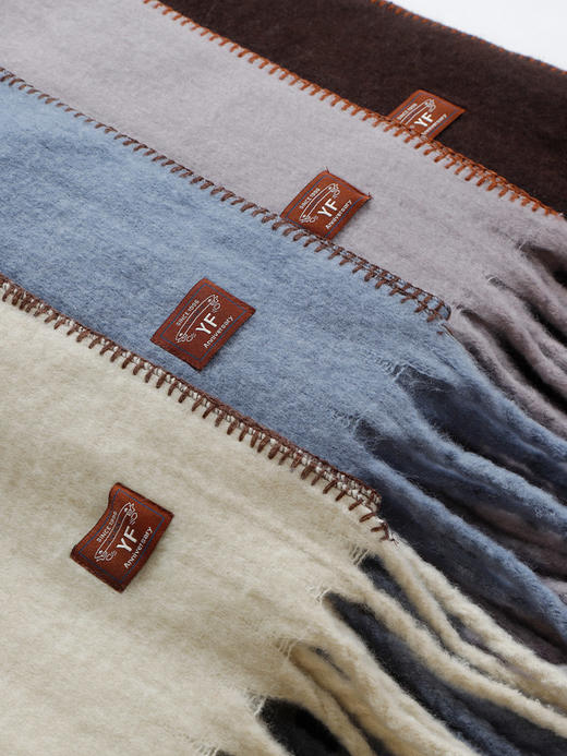 韩版撞色流苏围巾女围巾-纪念日百货门店同款168094514 商品图4