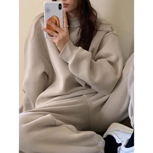 alo加绒加厚卫衣卫裤套装 商品图1