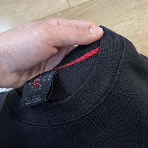 正品AJ男士经典款加绒卫衣！经典百搭款！黑色M L XL XXL 商品图4