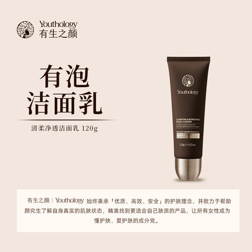 有生之颜 清柔净透洁面乳-120g（有泡） 商品图0