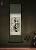 真丝织锦-步步高卷轴竹枝憨聚 商品缩略图0
