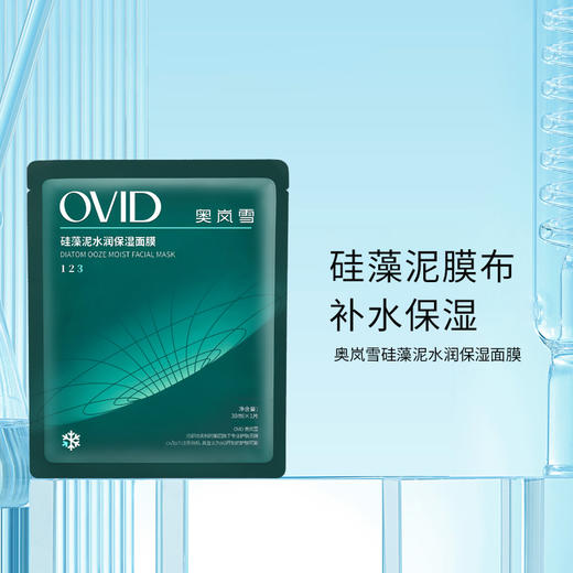 奥岚雪硅藻泥水润保湿面膜*5片/盒 商品图5