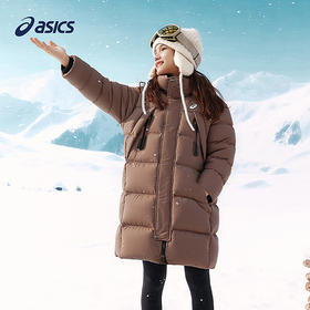 ASICS/亚瑟士儿童25年冬季长款厚款羽绒服蓄热保暖时尚百搭防泼水
