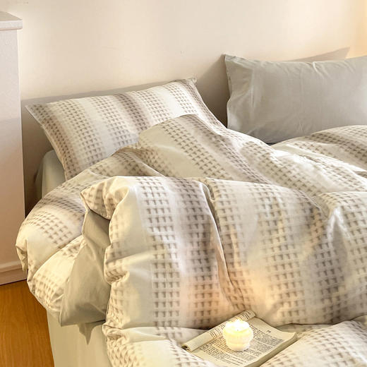 裸感亲肤~秋冬全棉加厚轻磨毛床上四件套 陶瓷磨毛纯棉触肤即暖 锁温暖绒床单被套 商品图5